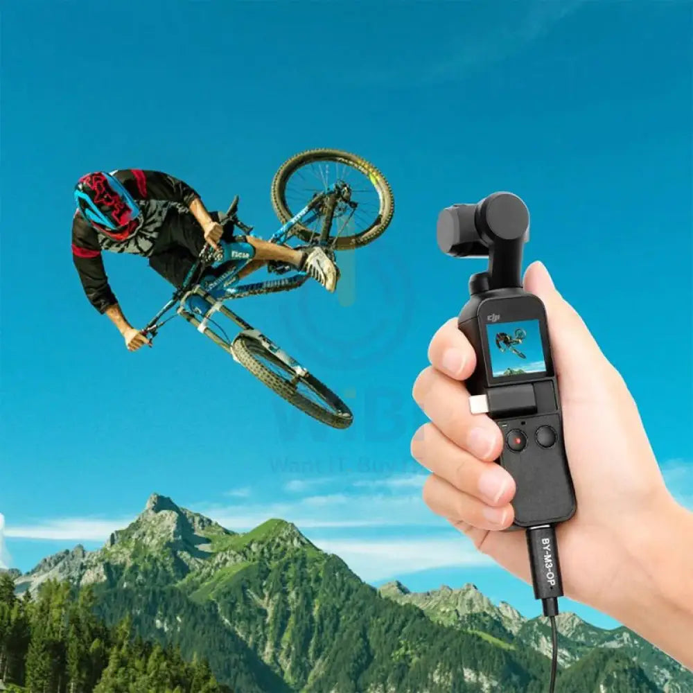 BOYA BY-M3-OP ميكروفون لافالير مخصص ميكروفون DJI OSMO POCKET V1 V2 - أسود اكسسوارات > الصوت > ميكروفون