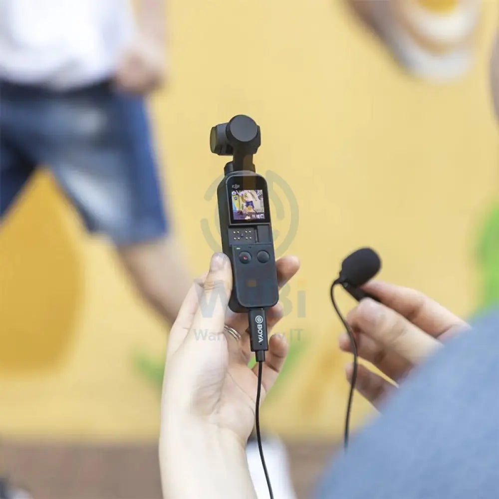 BOYA BY-M3-OP ميكروفون لافالير مخصص ميكروفون DJI OSMO POCKET V1 V2 - أسود اكسسوارات > الصوت > ميكروفون