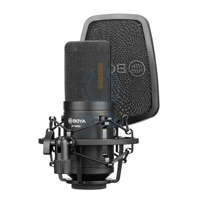 BOYA BY-M800 Large-diaphragm Cardioid Condenser Microphone - 20 Hz / 3M / XLR - Black Accessories > Audio > Microphone