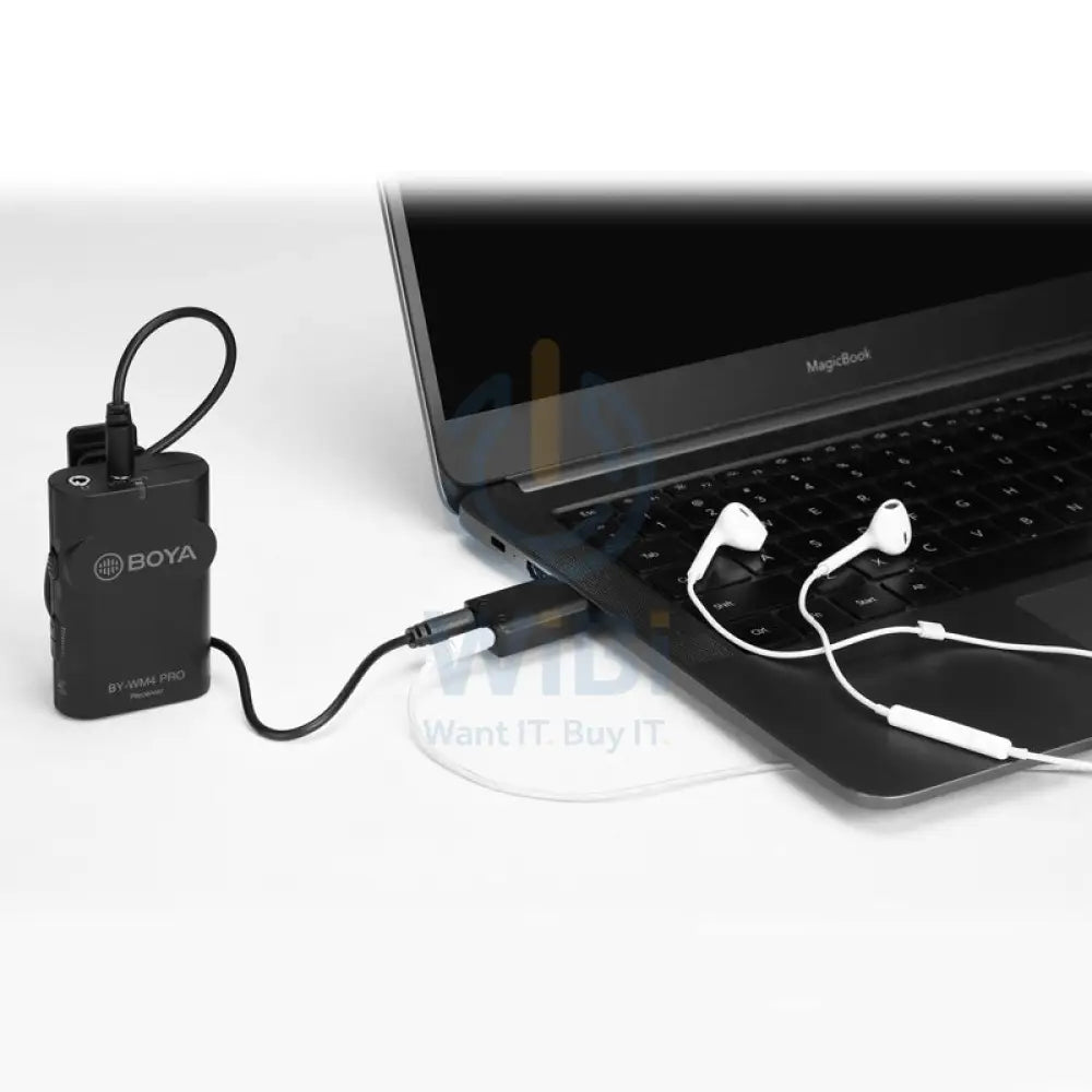 BOYA EA2 3.5mm Microphone to USB Adapter - Black Accessories > Audio > Microphone