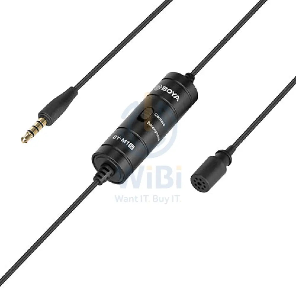 BOYA Lavalier Microphone - Black Accessories > Mobiles & Tablets > Tablets
