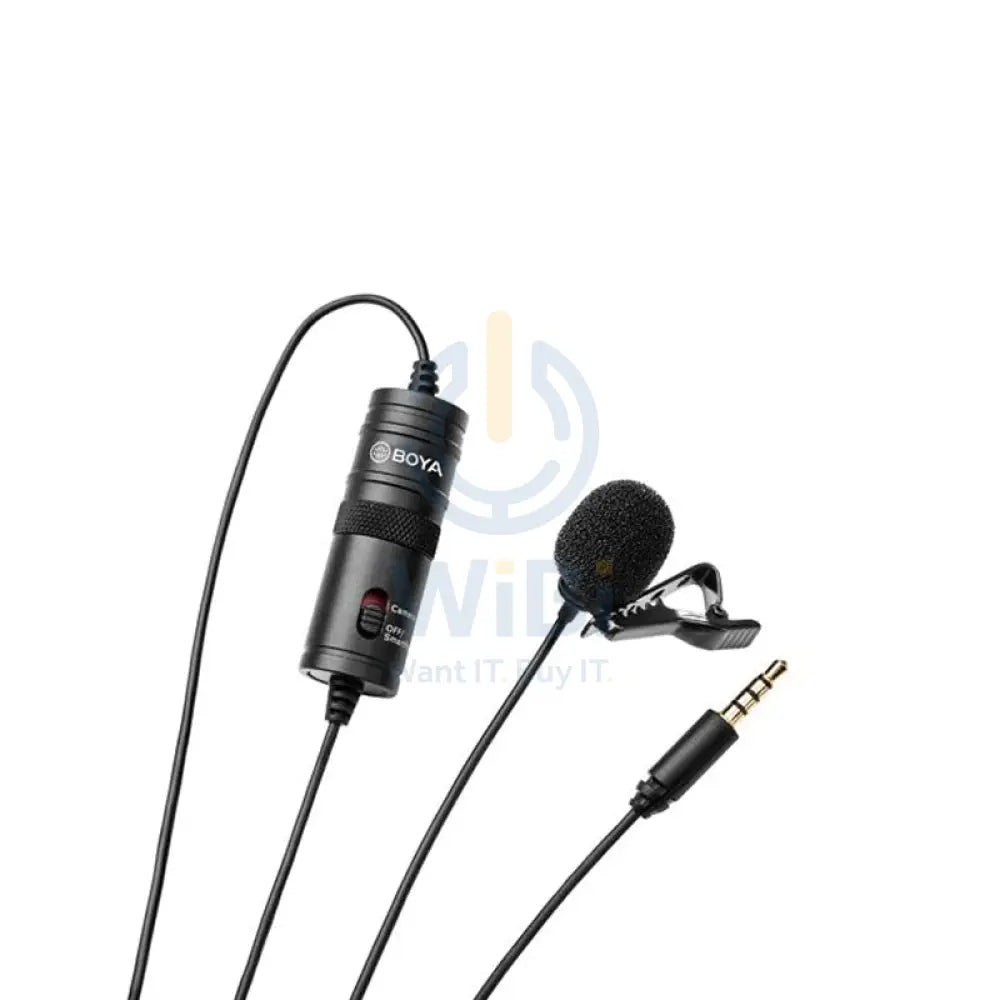 BOYA Lavalier microphone with XLR - Black Accessories > Audio > Headphones