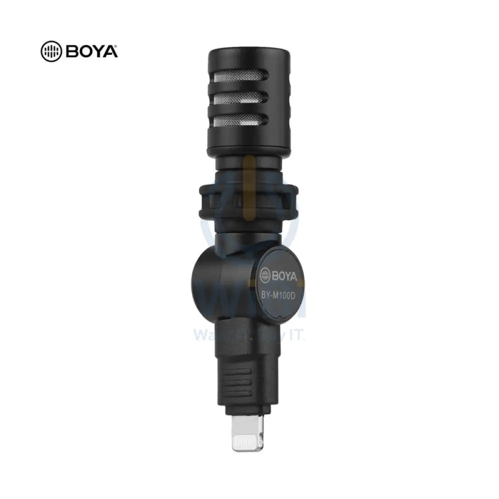 BOYA Miniature Condenser Smartphone mic (Lightning Connector) - Black Accessories > Audio > Microphone > Offer Zone