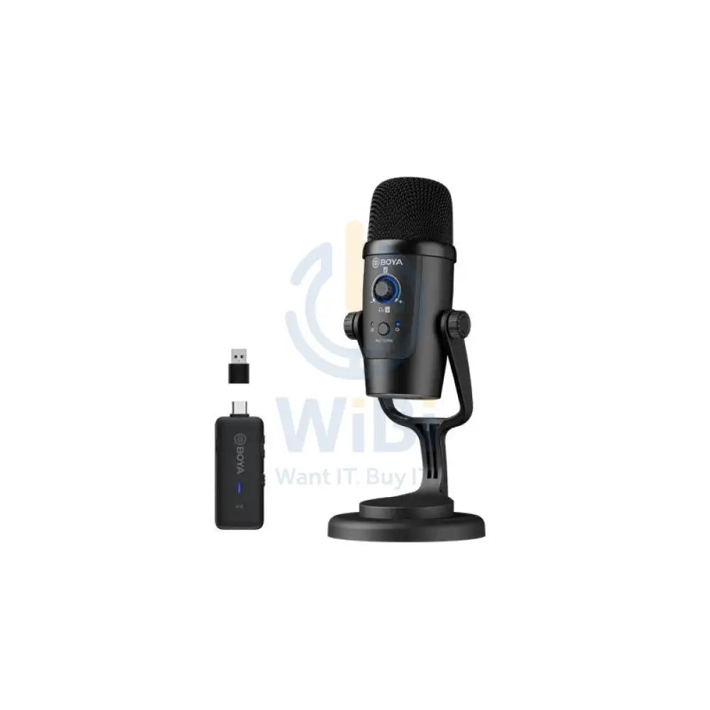 BOYA Optional Wired/2.4GHz Wireless Dual-Function Microphone--10m - Black Accessories > Audio > Microphone