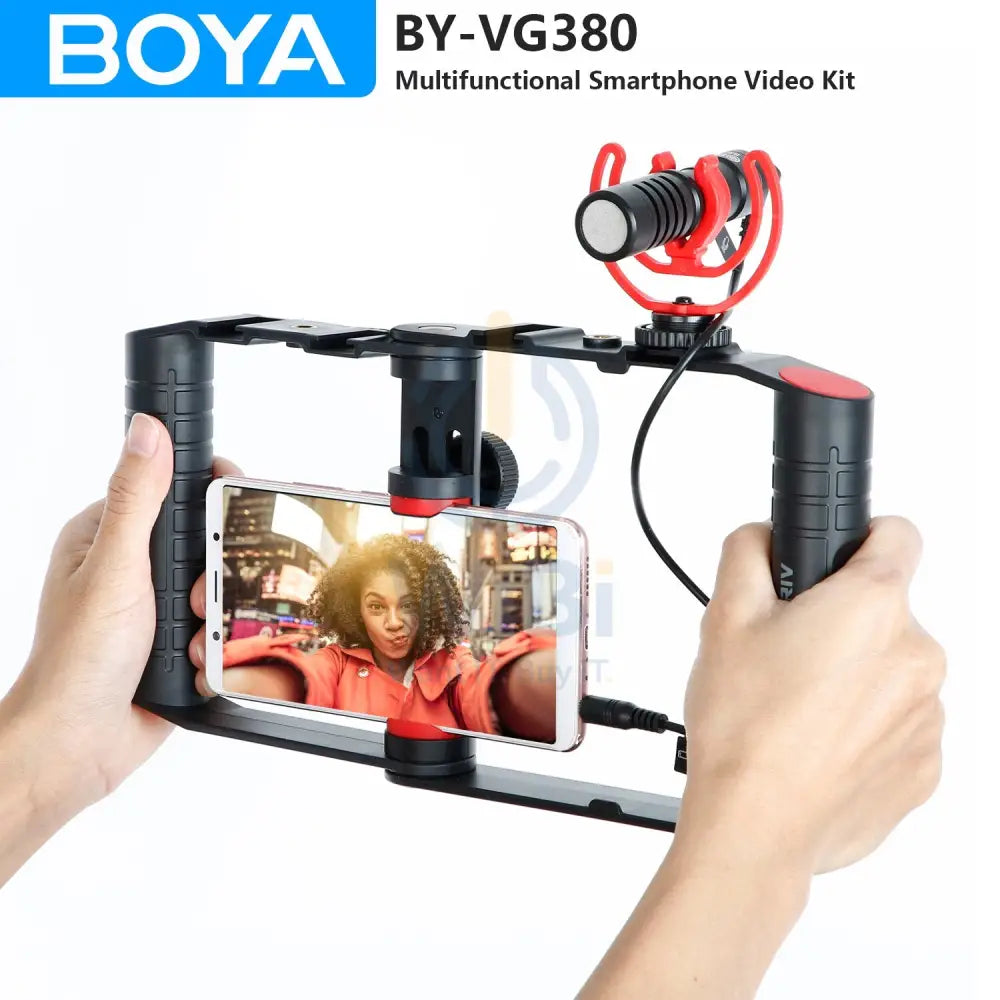 BOYA Vlog kit - Black Accessories > Mobiles & Tablets > Mobiles > Mobile Holder / Stands
