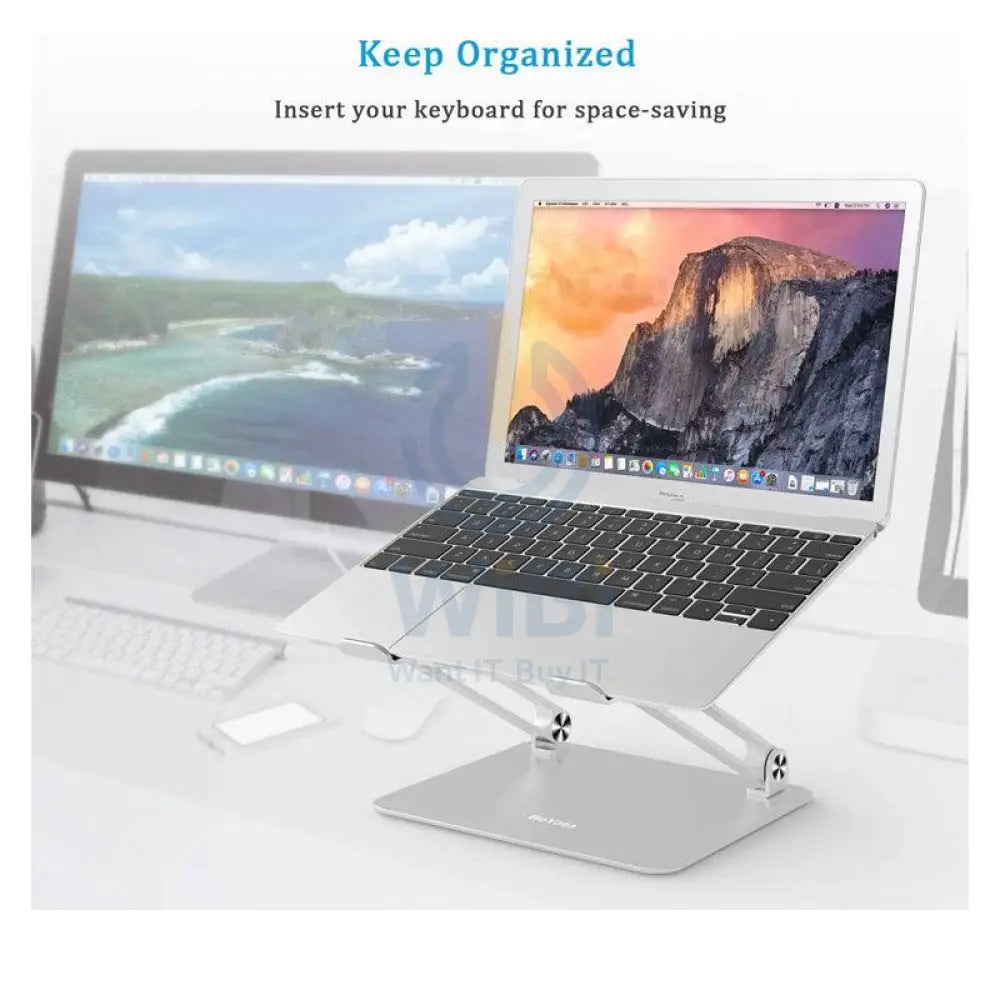 بوياتا زاوية الزوايالابتوب حامل - يونيفرسال / فضي - لابتوب & اكسسوارات