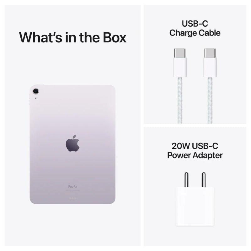 ابل ايباد اير M2 (2024) / 11 بوصة / 256 جيجابايت / واي فاي / بنفسجي هواتف تابلت > تابلت > عرض منطقة