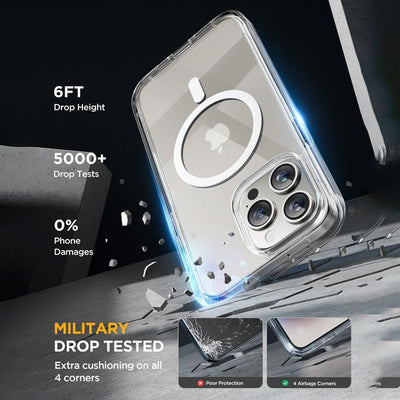 Apple MagSafe Clear Case - Apple iPhone 15 Pro Max / Clear Accessories > Mobiles & Tablets > Mobiles > Covers & Cases