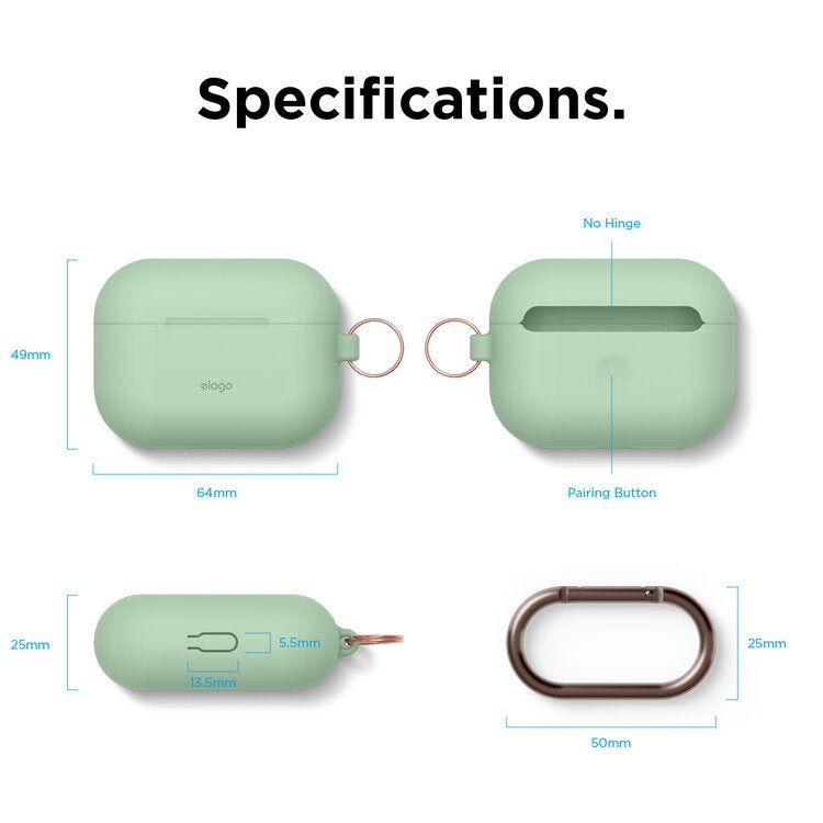إلاجو ايربودز برو حافظة معلقة أصلية - باستيل أخضر اكسسوارات > هواتف تابلت > هواتف