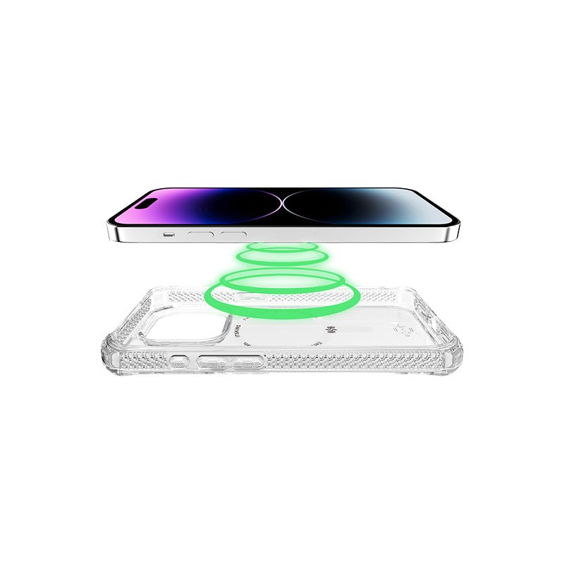 Itskins Hybrid Clear Magsafe Case - Apple iPhone 15 Pro / Transparent Accessories > Mobiles & Tablets > Mobiles >