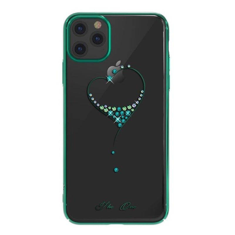 Kingxbar Swarovski Case - Apple iPhone 11 Pro / Heart Green Accessories > Mobiles & Tablets > Mobiles > Covers & Cases