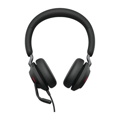 Jabra Evolve2 40 SE UC Stereo Headphone - Wired / USB-C/A / Black
