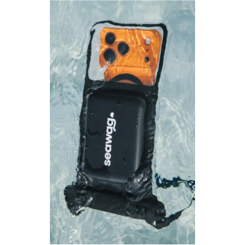 Seawag Smartphone Waterproof Case 6.9" With Floating Foam - Black