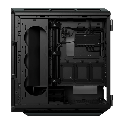CORSAIR iCUE 5000T RGB Tempered Glass Mid Tower ATX Case - Black