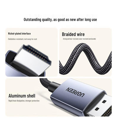 UGREEN Video Cable - DisplayPort / HDMI / 2 Meter / Grey