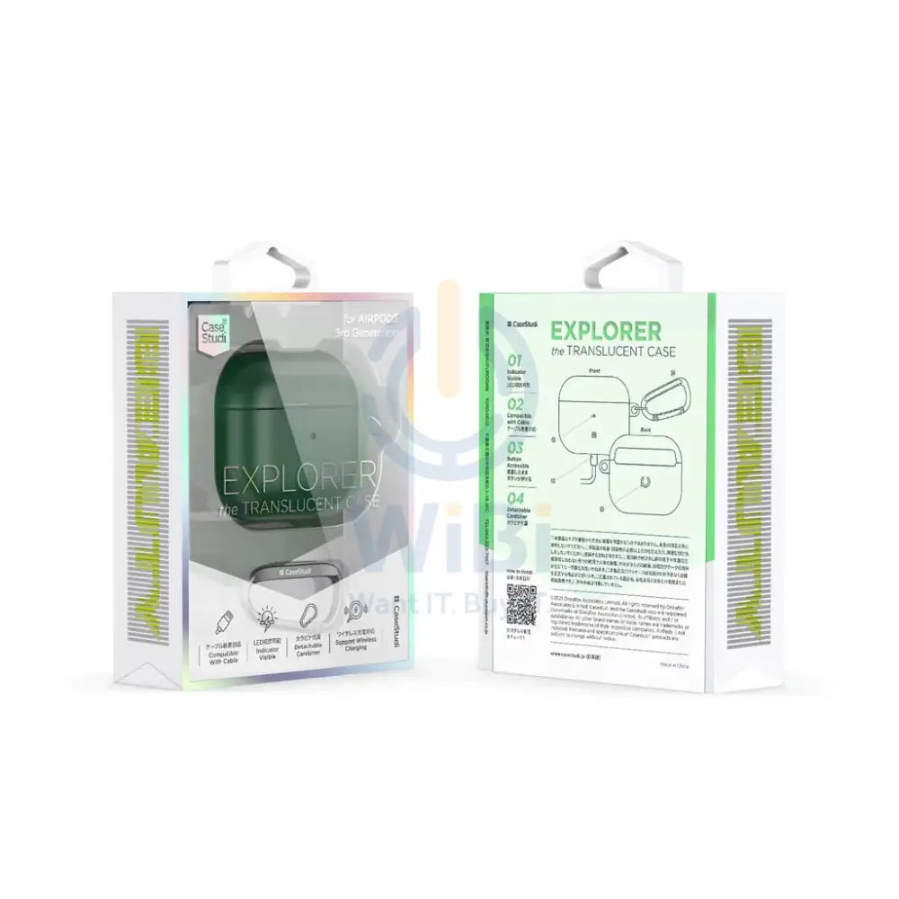 CaseStudi Airpods 3rd Generation Case - Explorer Green Accessories > Mobiles & Tablets