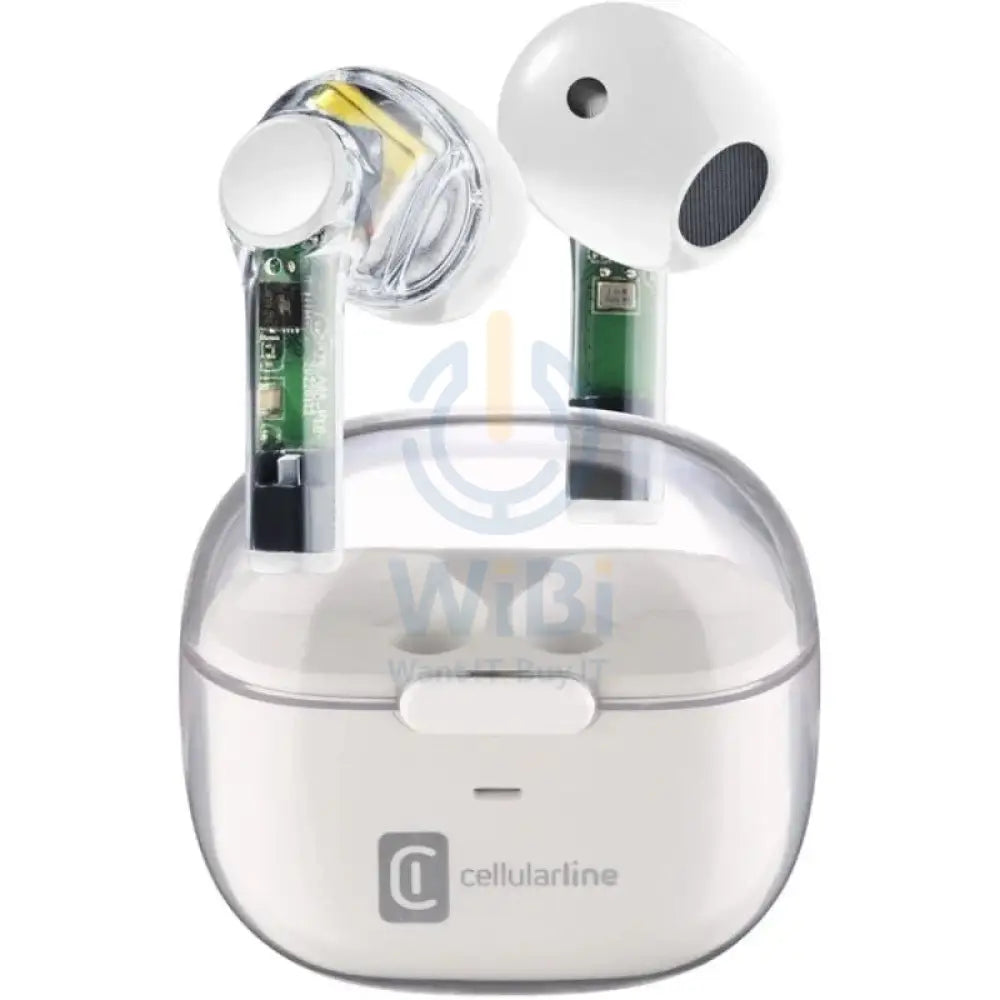 Cellularline FINE Bluetooth Earphones - White Accessories > Mobiles & Tablets > Mobiles