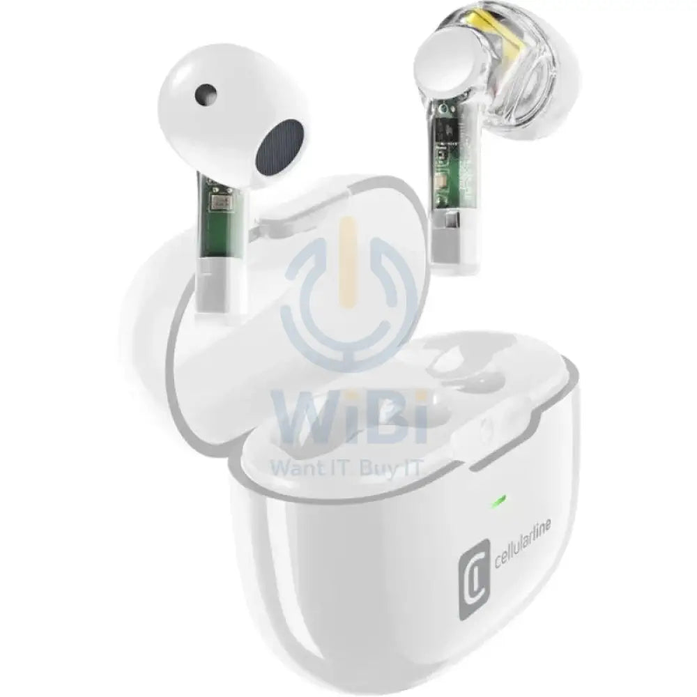 Cellularline FINE Bluetooth Earphones - White Accessories > Mobiles & Tablets > Mobiles