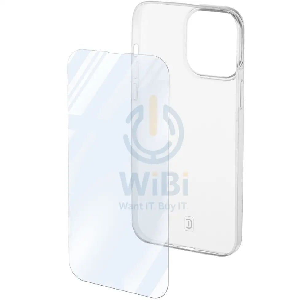 Cellularline Kit Case / Glass - Apple iPhone 14 plus / Transparent Accessories > Mobiles & Tablets > Mobiles > Screen