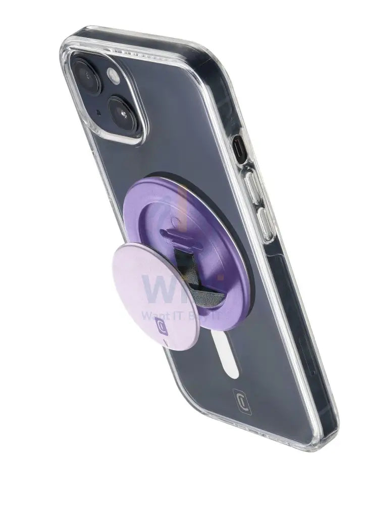 Cellularline MagSafe Ring & Stand for Smartphone - Lilac Accessories > Mobiles & Tablets > Mobiles > Mobile Holder