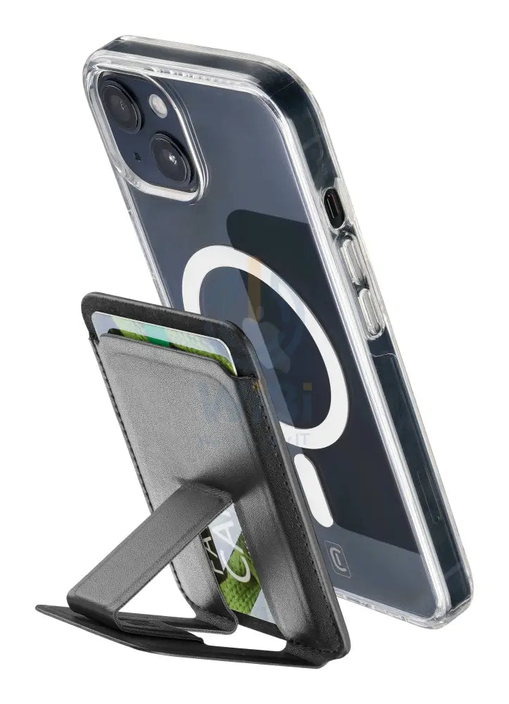 Cellularline Pocket Stand Magsafe - Black Accessories > Mobiles & Tablets > Mobiles > Mobile Holder / Stands