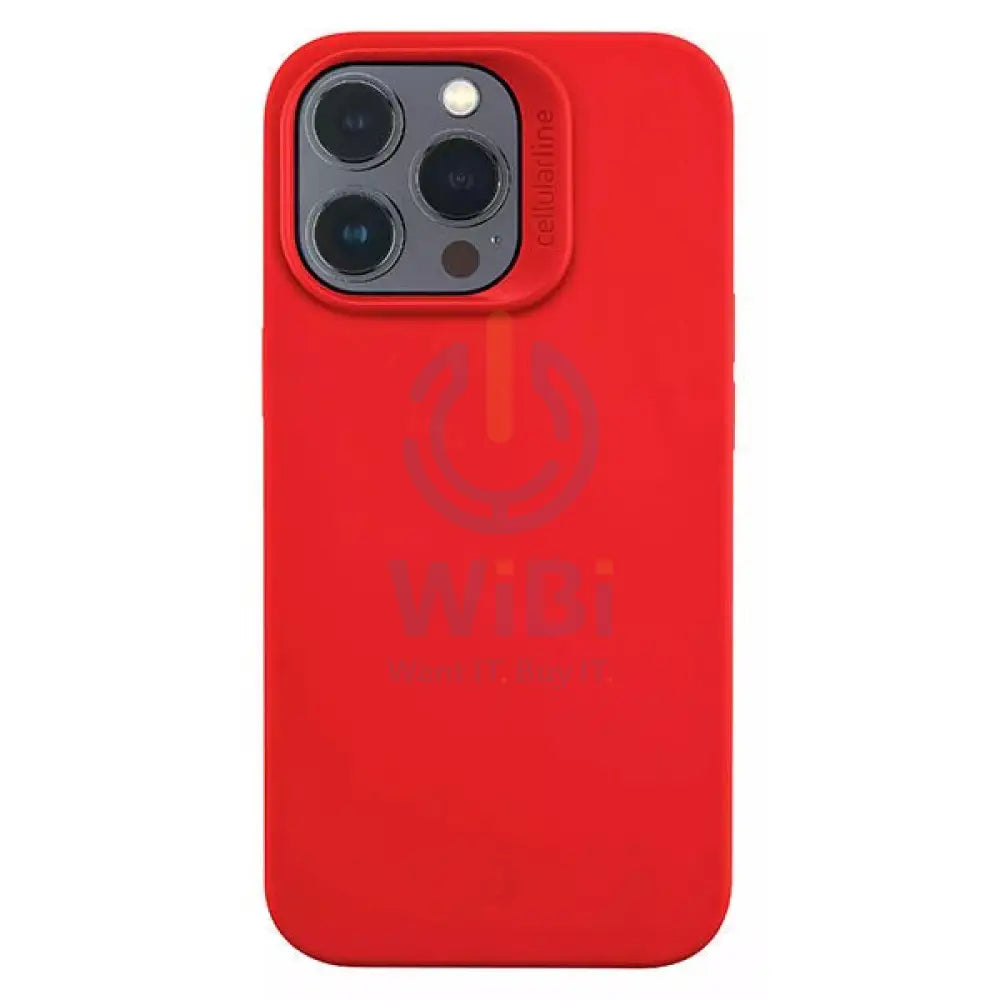 Cellularline Sensation Silicone case - Apple iPhone 14 Pro / Red Accessories > Mobiles & Tablets