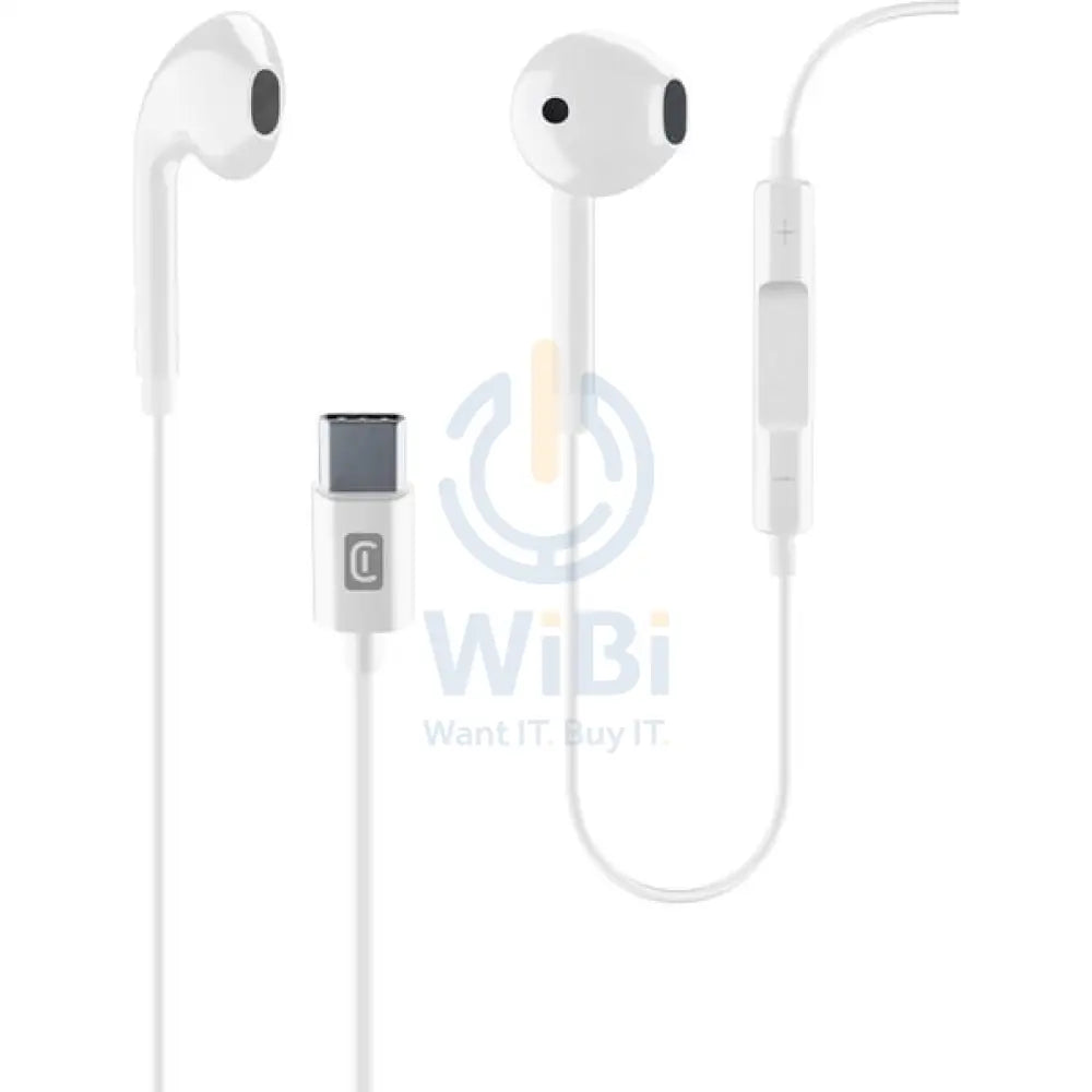 Cellularline Wired In Ear Earphone - White Accessories > Cables & Converters > Cables