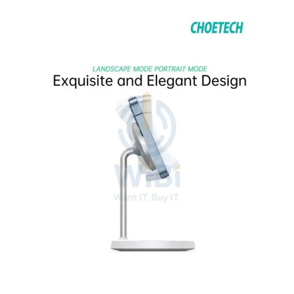 Choetech 2 in 1 Magleap Charger - Silver