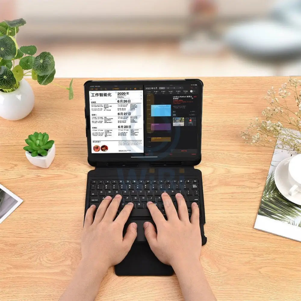 لوحة مفاتيح تشوتيك ماجيك - ايباد 12.9 بوصة / عربي / إنجليزي / أسود