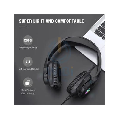 Combatwing X16 RGB Gaming Headset - Black Accessories > Audio > Headphones > Gaming Zone