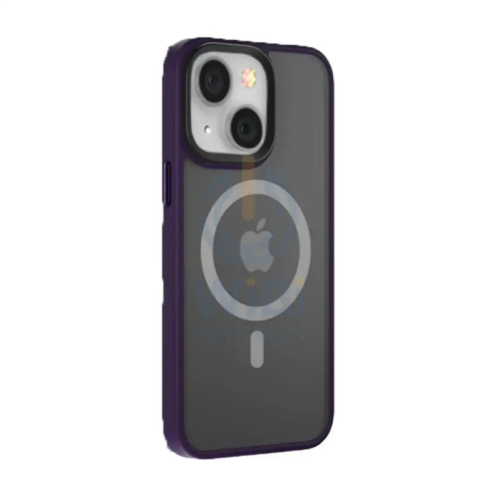 Comma Joy Elegant Magnet Anti-Shock Case - Apple iPhone 14 Plus / Purple Accessories > Mobiles & Tablets > Mobiles >