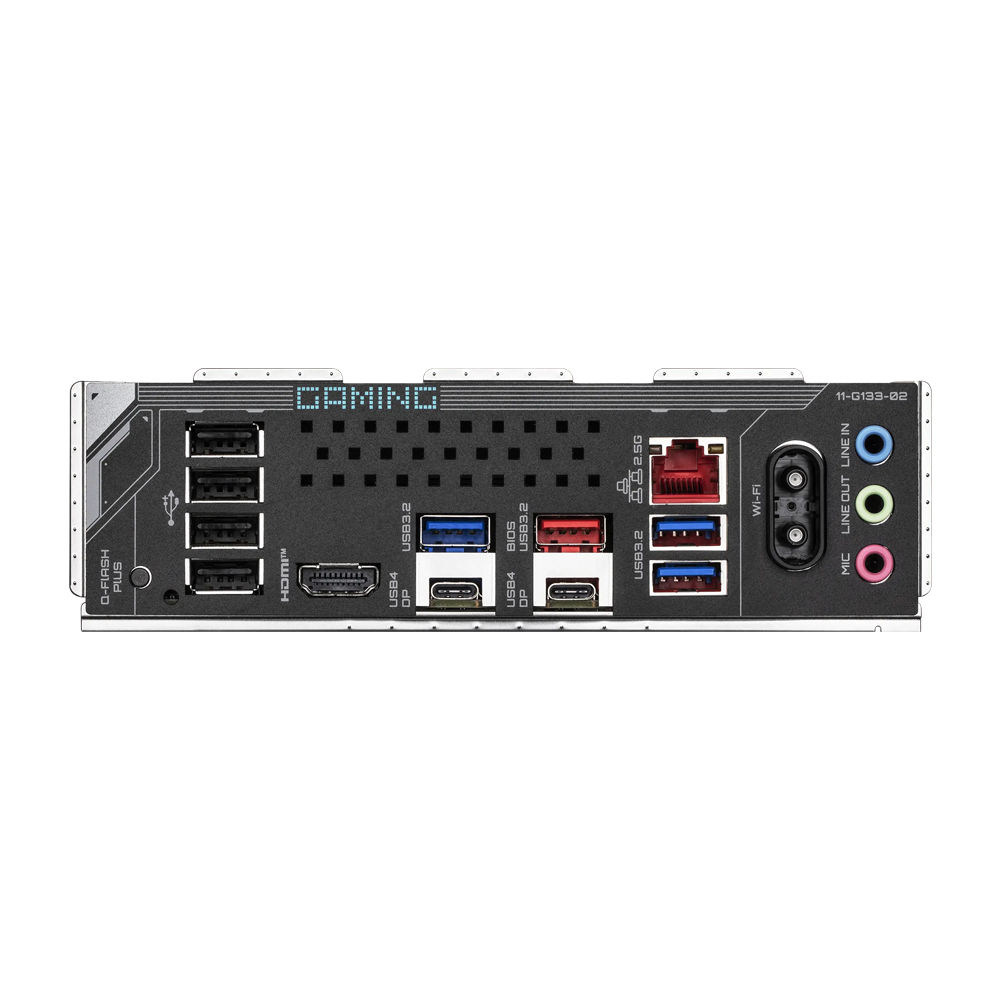 GIGABYTE X870 GAMING X 1.1 Motherboard - DDR5 / Wi-Fi / Bluetooth / HDMI / DisplayPort / USB - Black