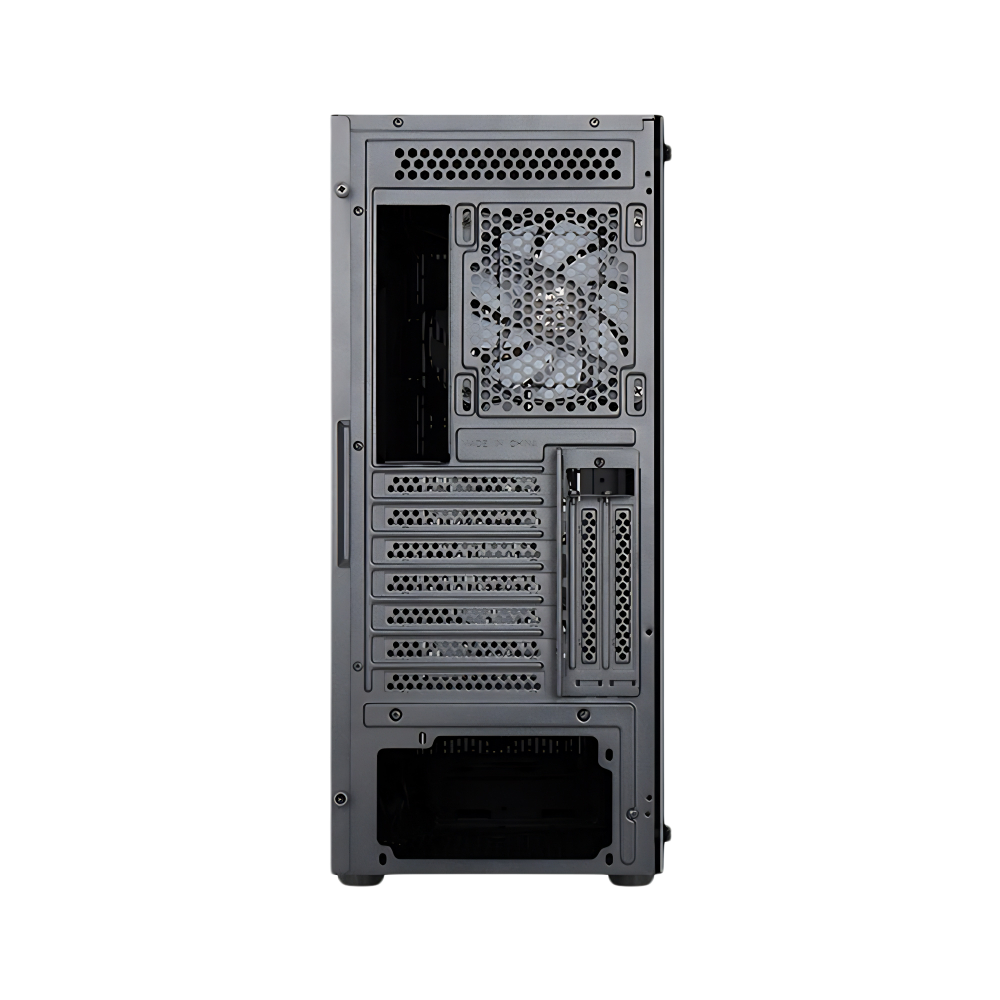 Aerocool Beam FRGB Fan x 4 MID Tower Case - Black
