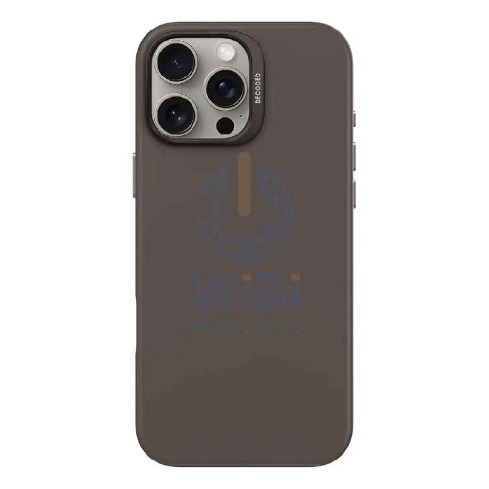 Decoded AntiMicrobial Silicone Case - Apple iPhone 16 Pro Max / Black Accessories > Mobiles & Tablets > Mobiles >
