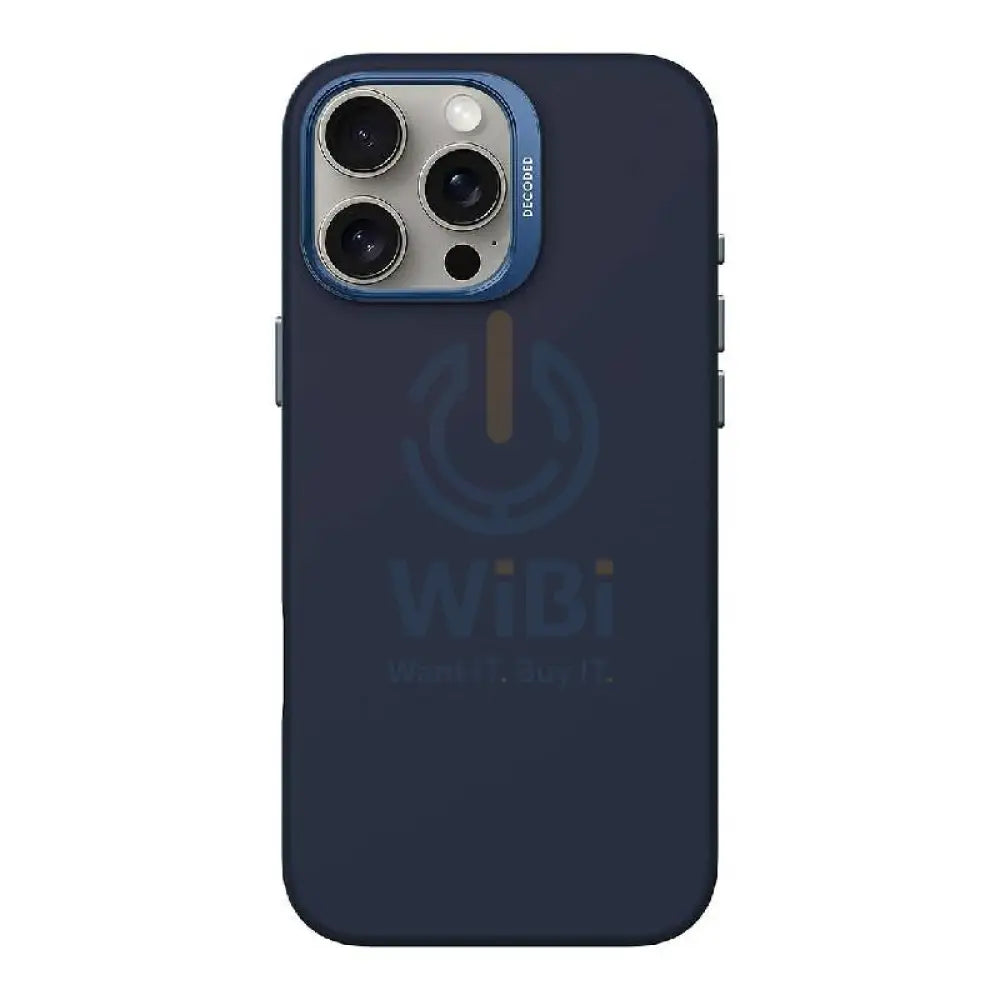 Decoded AntiMicrobial Silicone Case - Apple iPhone 16 Pro Max / Navy Accessories > Mobiles & Tablets > Mobiles > Covers