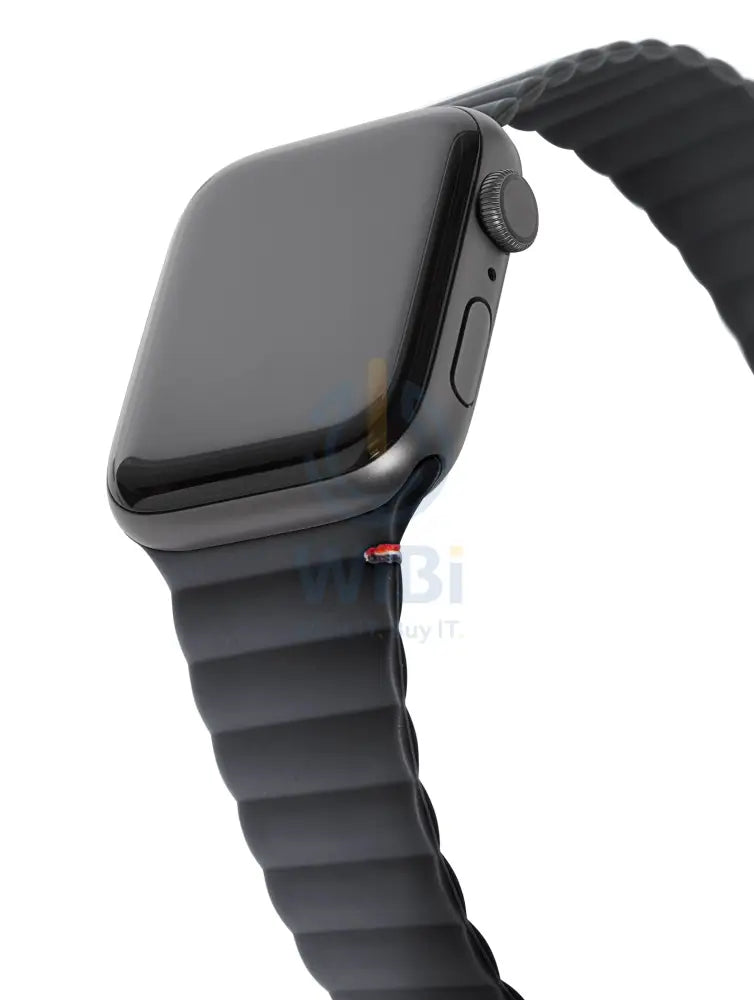 Decoded Apple Watch 41/40/38mm Series 1-8- SE Silicone Magnet Traction Lite Strap - Charcoal Accessories > Smart Watches