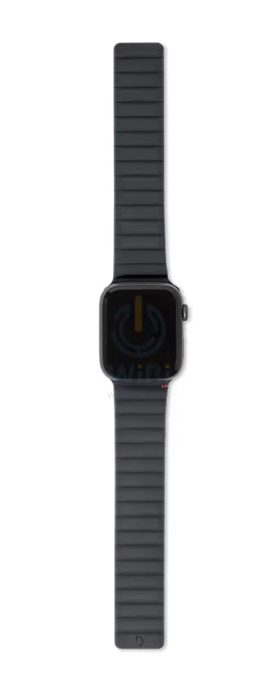 Decoded Apple Watch 41/40/38mm Series 1-8- SE Silicone Magnet Traction Lite Strap - Charcoal Accessories > Smart Watches