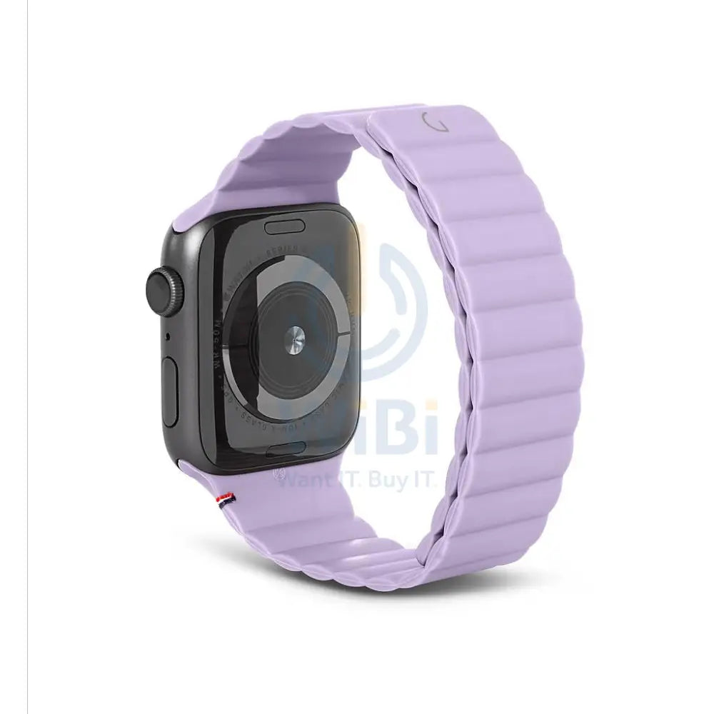 Decoded Apple Watch 41/40/38mm Series 1-8- SE Silicone Magnet Traction Lite Strap - Lavender Accessories > Smart Watches