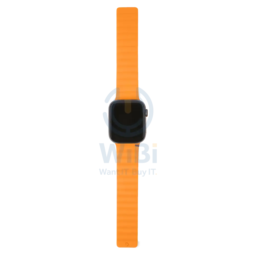 Decoded Apple Watch 49/45/44/42 mm Series 1-8/SE/Ultra Silicone Magnet Traction Strap Lite - Apricot Accessories >