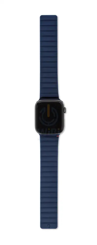 Decoded Apple Watch 49/45/44/42 mm Series 1-8/SE/Ultra Silicone Magnet Traction Strap Lite - Matte Navy Accessories >