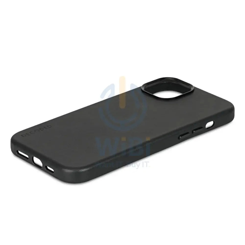 Decoded iPhone 15 Pro Max Leather Backcover Magsafe Case - black Accessories > Mobiles & Tablets > Mobiles > Screen