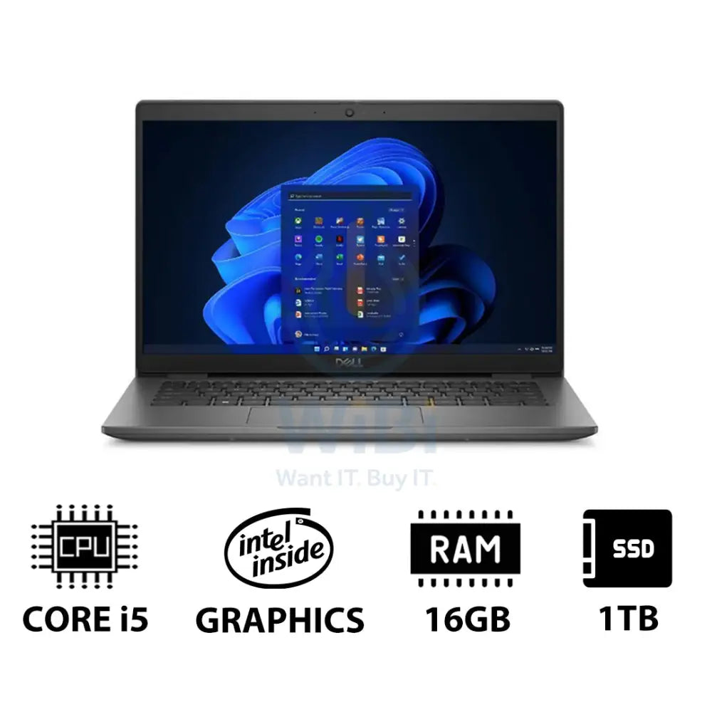 Dell Latitude 3440 - 14.0’’ FHD / i5 / 16GB / 1TB (NVMe M.2 SSD) / Win 11 Pro / 1YW - Laptop Laptops
