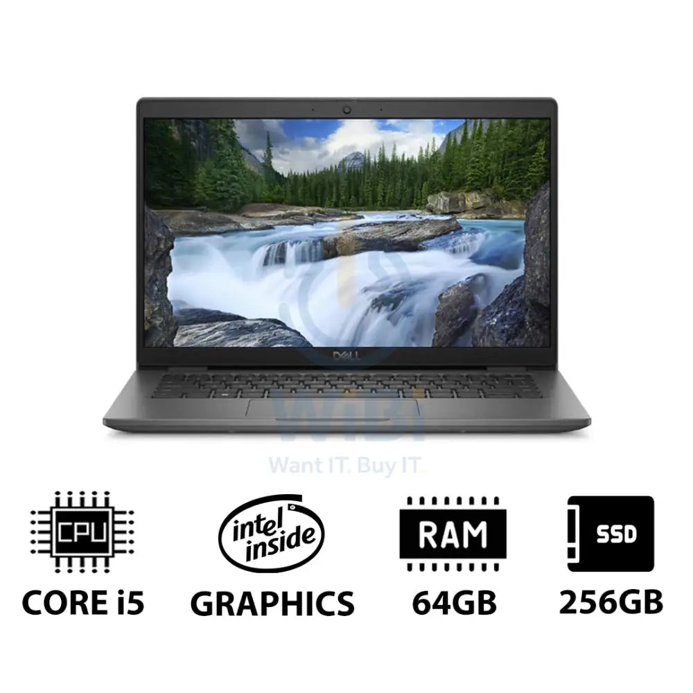 Dell Latitude 3440 - 14.0’’ FHD / i5 / 64GB / 256GB (NVMe M.2 SSD) / DOS (Without OS) / 1YW - Laptop Laptops