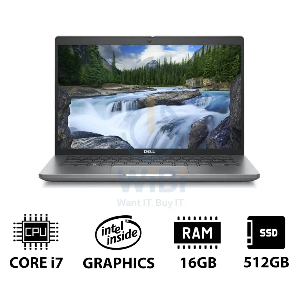 Dell Latitude 5440 - 14.0’’ FHD / i7 / 16GB / 512GB (NVMe M.2 SSD) / DOS (Without OS) / 1YW - Laptop Laptops