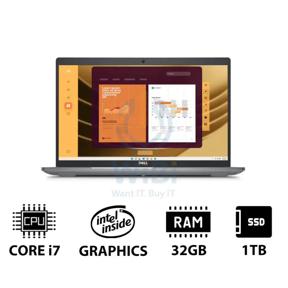 Dell Latitude 5550 - 15.6’’ FHD / i7 / 32GB / 1TB (NVMe M.2 SSD) / DOS (Without OS) / 1YW - Laptop Laptops