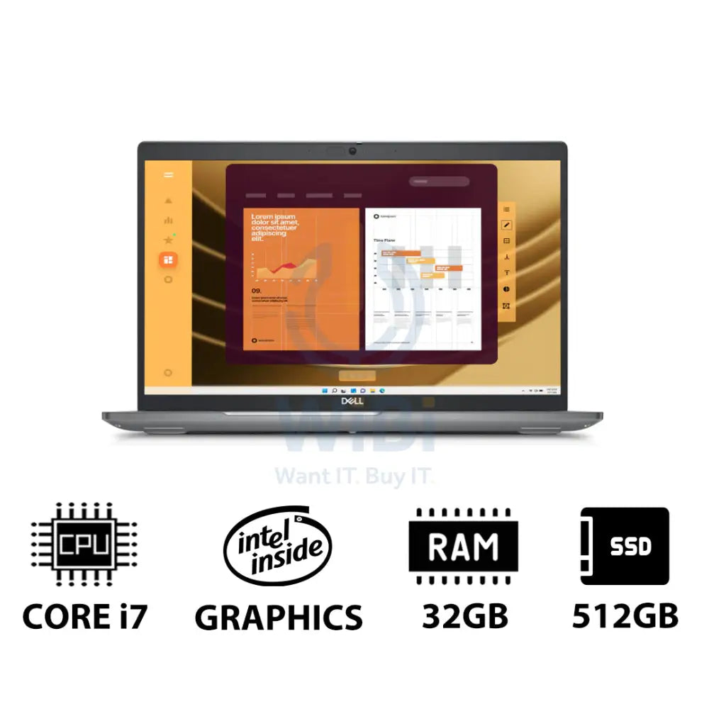 Dell Latitude 5550 - 15.6’’ FHD / i7 / 32GB / 512GB (NVMe M.2 SSD) / DOS (Without OS) / 1YW - Laptop Laptops
