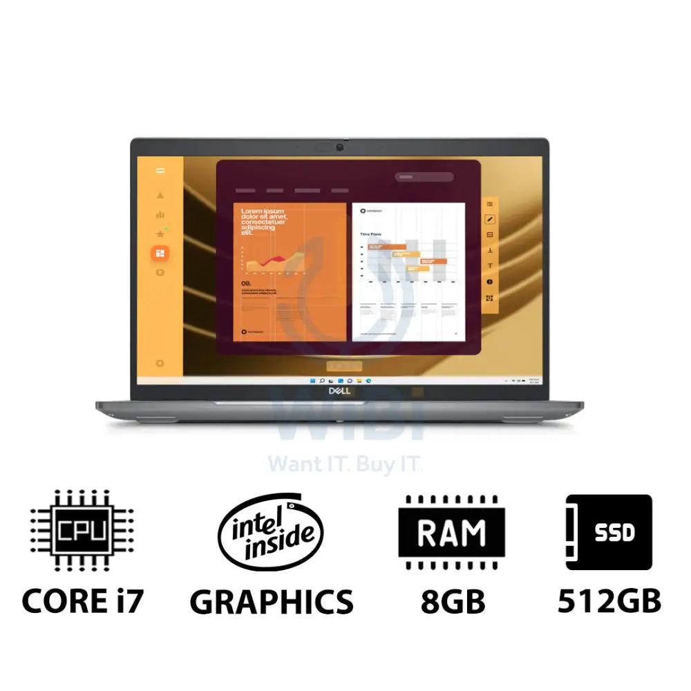 Dell Latitude 5550 - 15.6’’ FHD / i7 / 8GB / 512GB (NVMe M.2 SSD) / DOS (Without OS) / 1YW - Laptop Laptops
