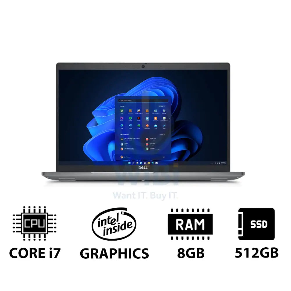Dell Latitude 5550 - 15.6’’ FHD / i7 / 8GB / 512GB (NVMe M.2 SSD) / Win 11 Pro / 1YW - Laptop Laptops