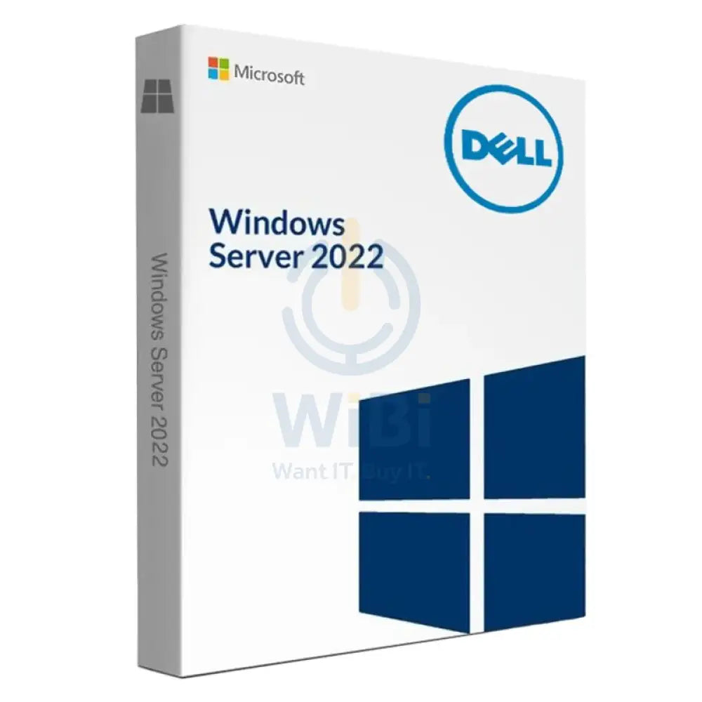 Dell Microsoft Windows Server 2022 Standard - 16-Cores / 2 Virtual Machines / Reseller Option Kit (ROK) Software