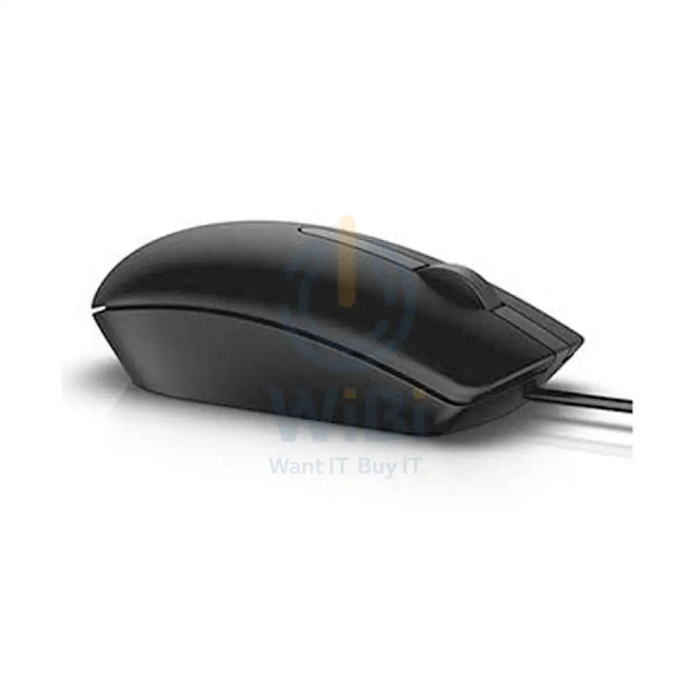 Dell MS116 Optical USB Mouse - 1000dpi / Optical / Wired / USB / Black - Mouse - Cables & Peripherals